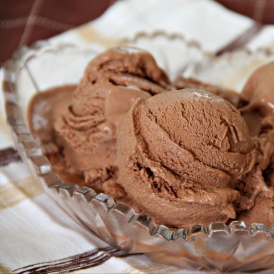 Boozy Dark Chocolate Ice Cream