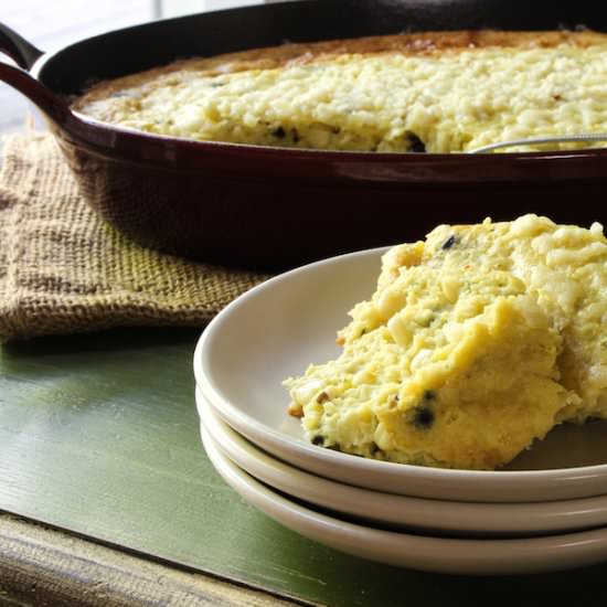 Skillet-Baked Corn Pudding