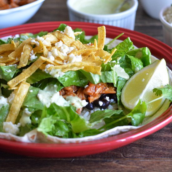 Sweet Pulled Pork Salad