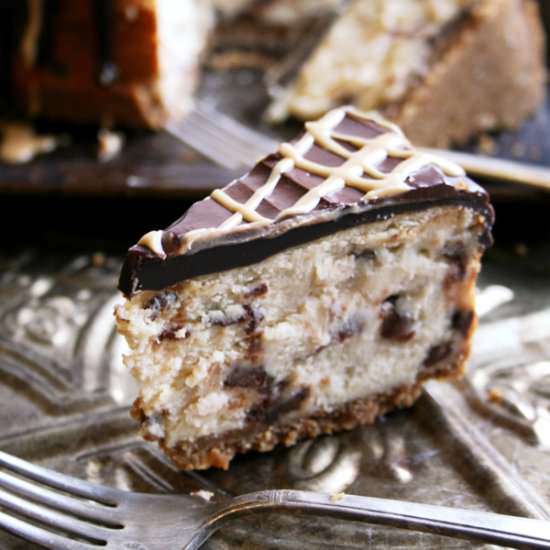 Peanut Butter Choc Chip Cheesecake