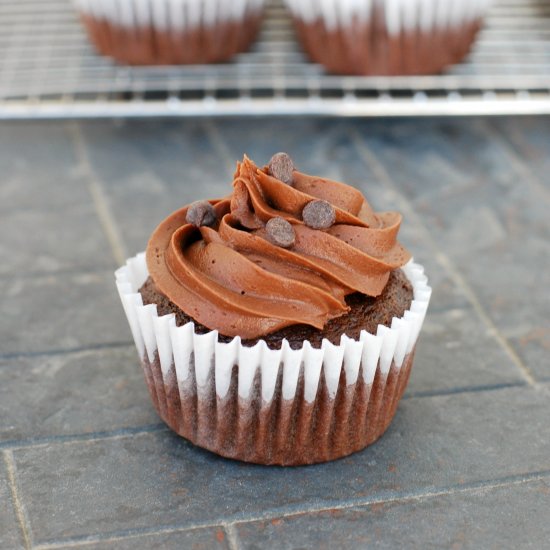 Double Chocolate Cupcakes