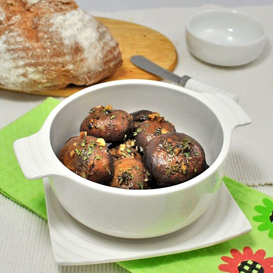 Baked Cremini Baby Bella Mushrooms