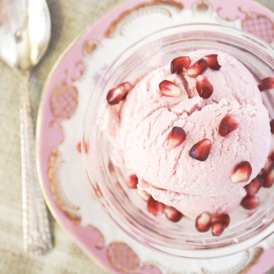 Pomegranate Ice Cream