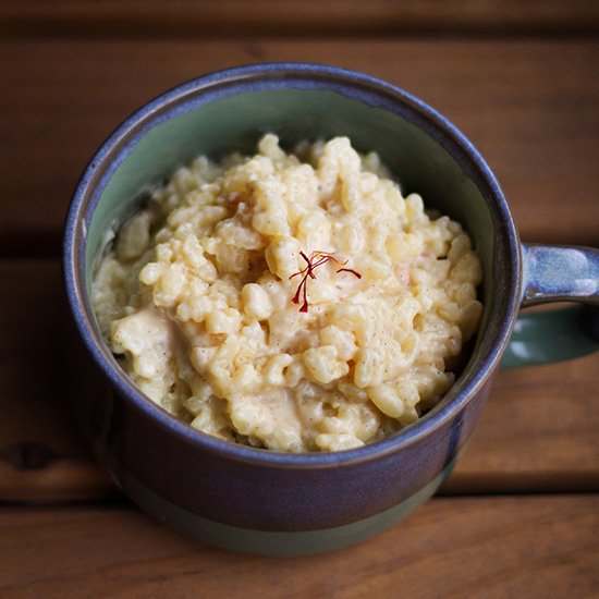 Vanilla & Saffron Rice Pudding