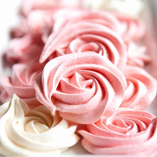 Meringue Roses