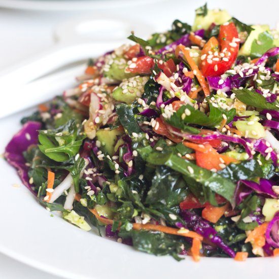 Detox Salad with Lemon Dressing