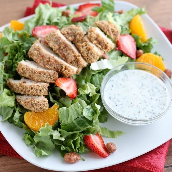 Almond Crusted Chicken Salad