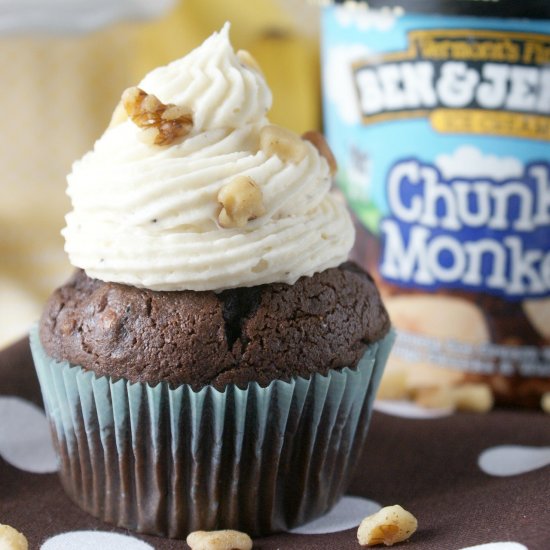 Chunky Monkey Cupcakes