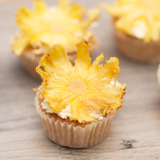 Easy Pina Colada Cupcakes