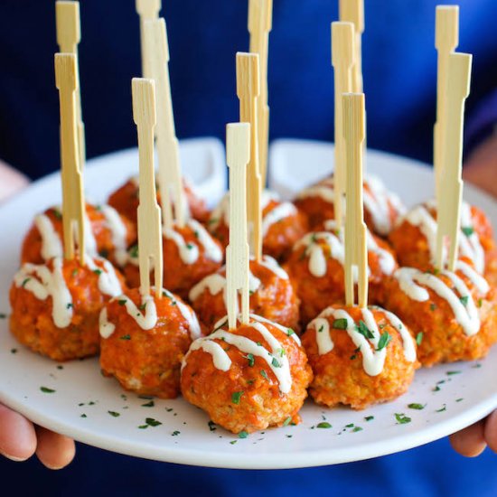 Buffalo Chicken Meatballs