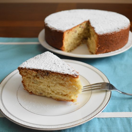 Pistachio Honey Yogurt Cake