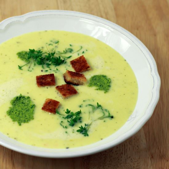 Light Cheese Soup