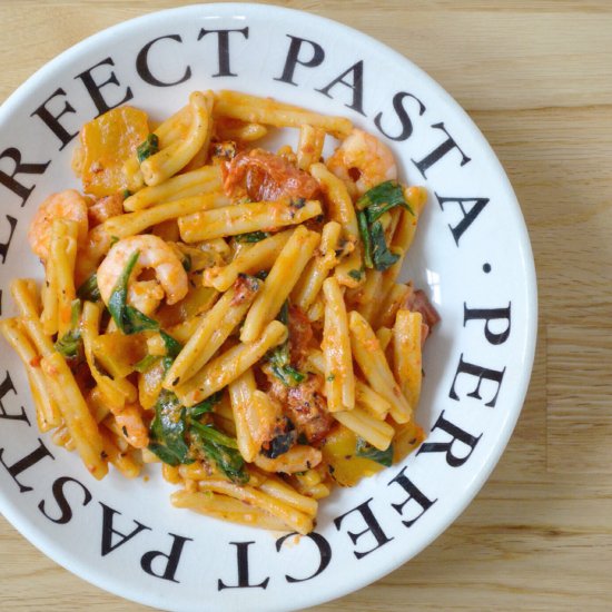 Chilli Prawn Casarecce Pasta