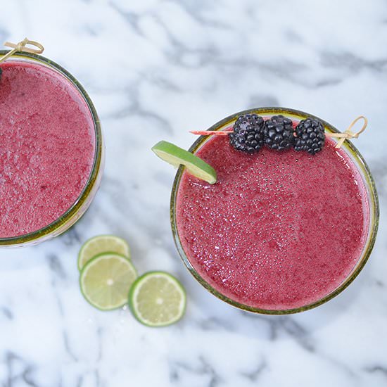 Fresh Blackberry Margaritas