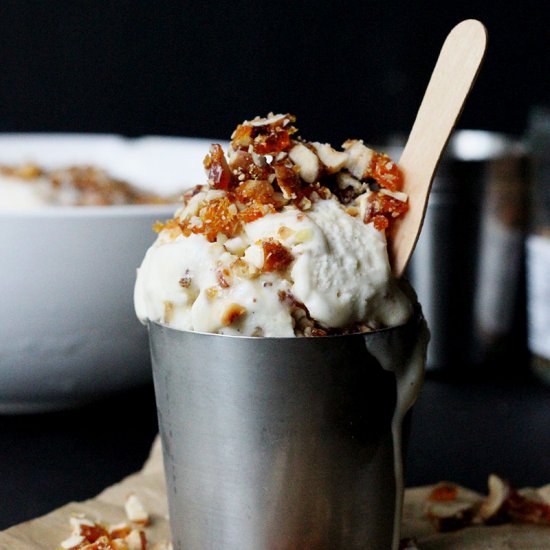 Hazelnut Praline Ice Cream