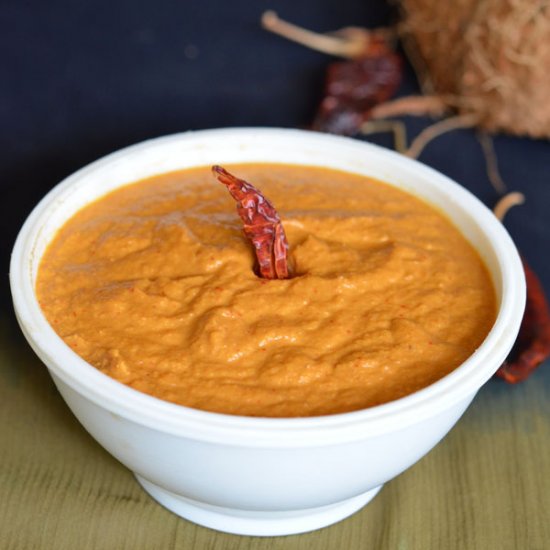 Indian red curry paste