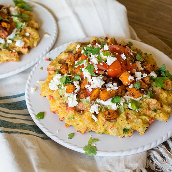 Spiced Sweet Potatoes Tostada