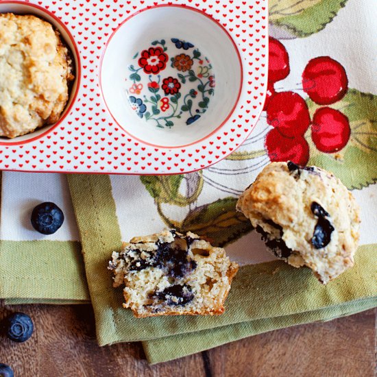 Blueberry-White Chocolate Muffins