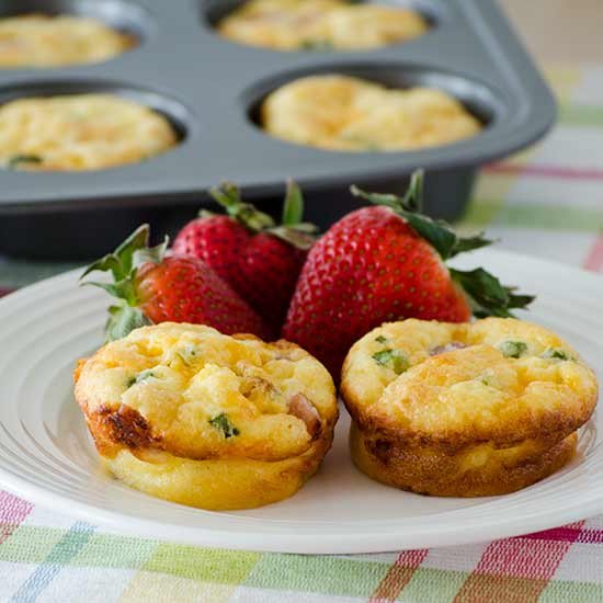 Mini Ham Quiches