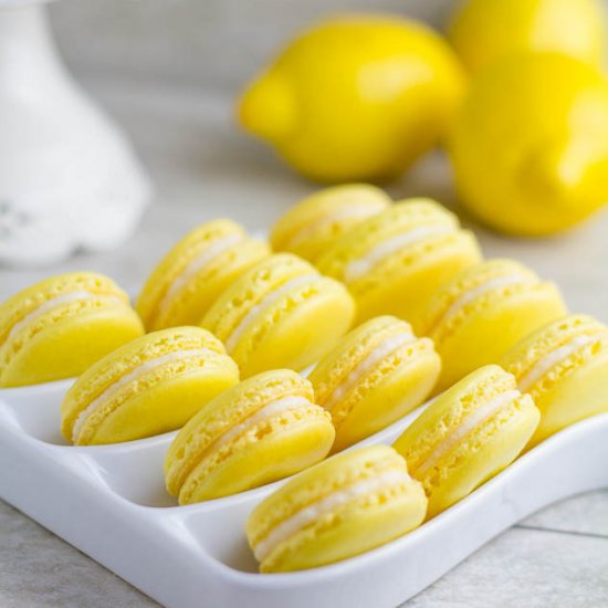 Lemon French Macarons