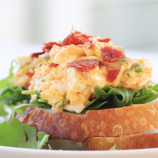 Egg Salad Sandwich (Bacon&Sriracha)