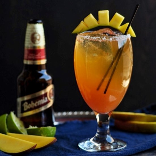 Mango Shrub Michelada