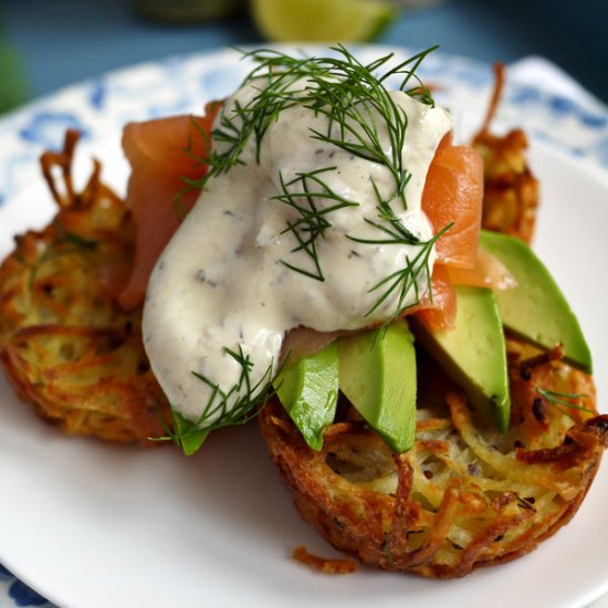 Oven Baked Hash Brown Rosti