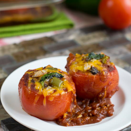 Enchilada Stuffed Tomatoes