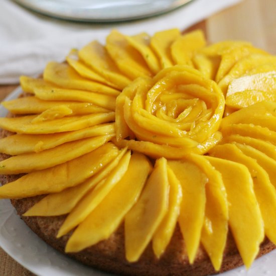 Citrus Olive Oil Mango Cake