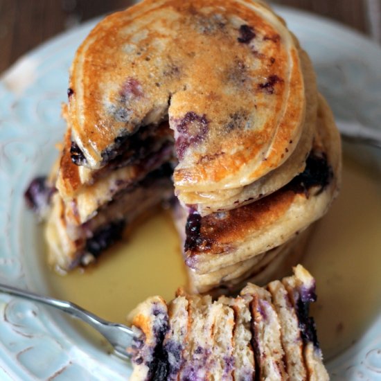 Blueberry Buttermilk Pancakes