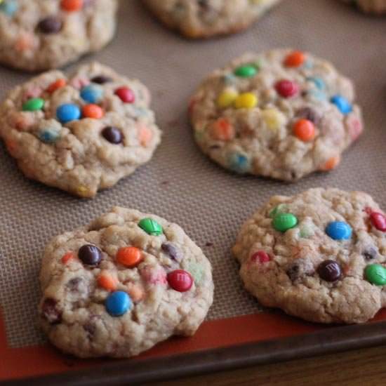 Oatmeal M&M Cookies