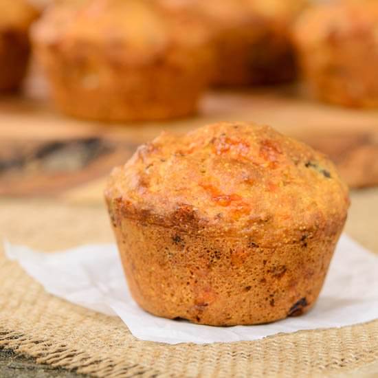 Sausage Onion Cheese Muffins