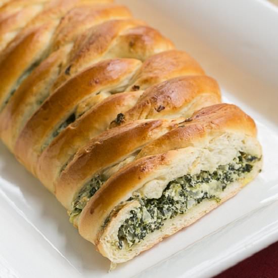 Spinach Onion Braid