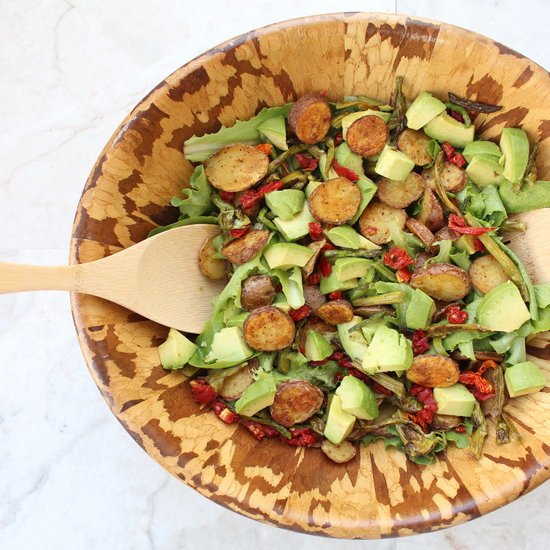 Roasted Potato & Asparagus Salad