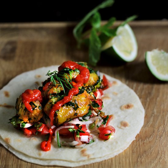 Vietnamese Fried Fish Tacos