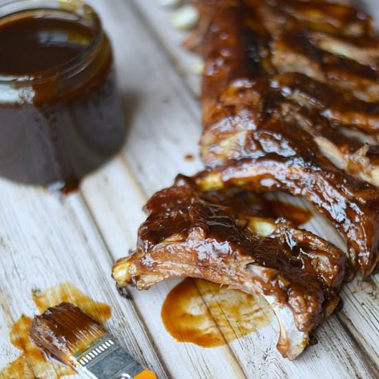 Bourbon & Brown Sugar Barbecue Ribs