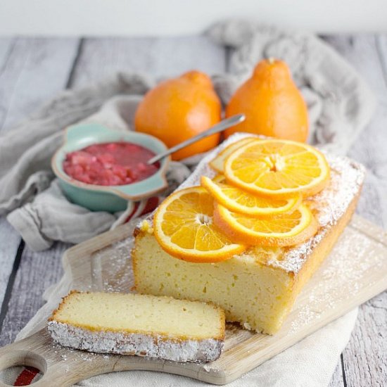 Tangerine Ricotta Pound Cake