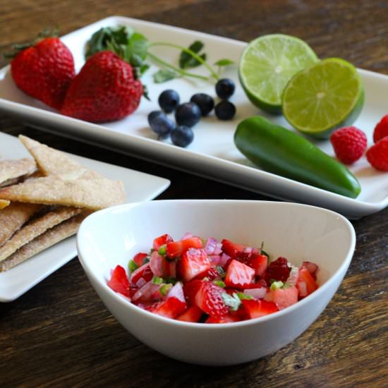 Sweet and Spicy Chips and Salsa