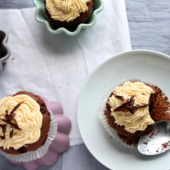 Double Chocolate Cupcakes