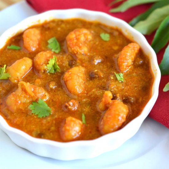 Prawns Black Chickpeas Curry