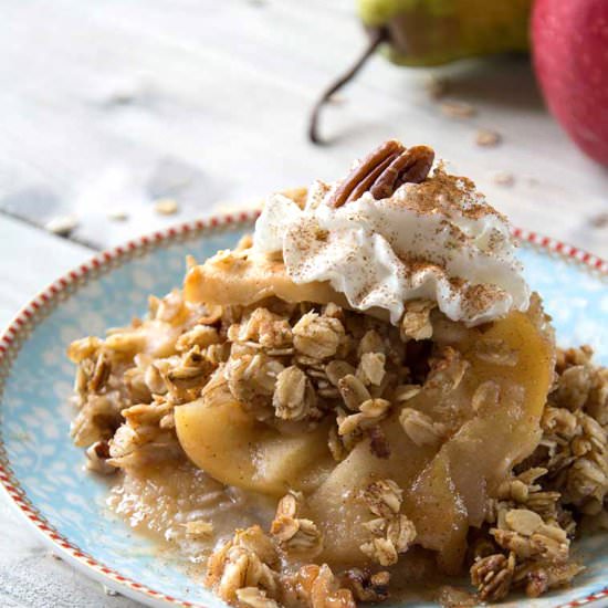 Apple Pear Crumble