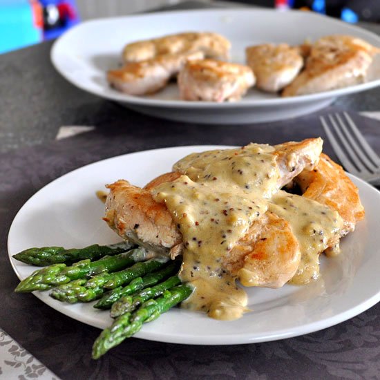 Chicken with Mustard-Thyme Sauce