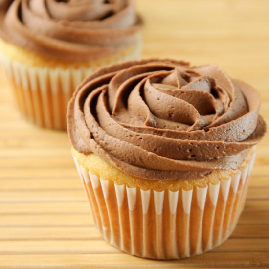 Whipped Chocolate Almond Frosting