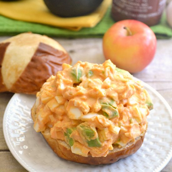 Skinny Sriracha Egg Salad