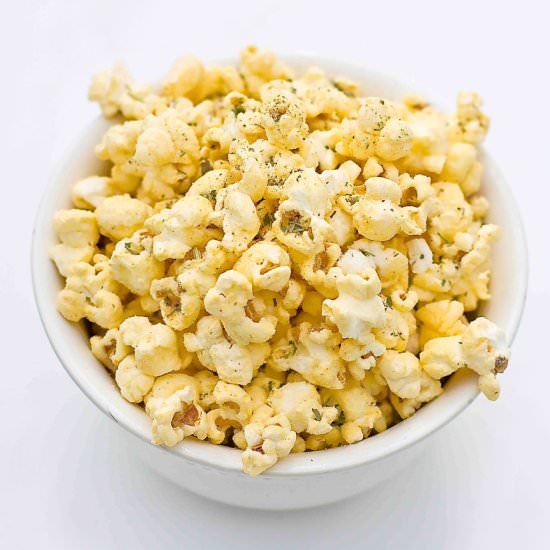 Lemon and Thyme Brown Butter Popcorn