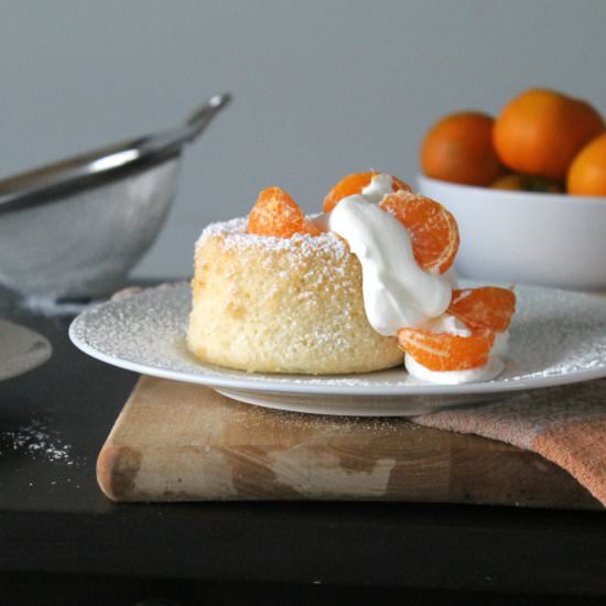 Orange Chiffon Mini Cakes