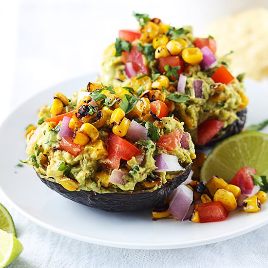 Roasted Corn Fiesta Guacamole