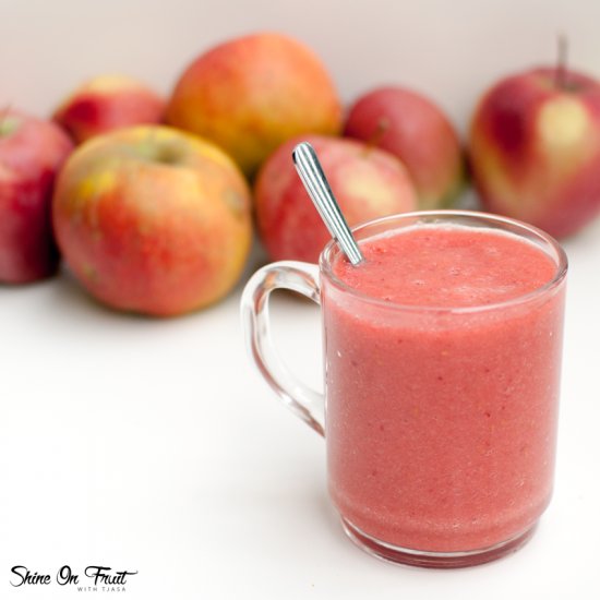 Raw apple smoothie