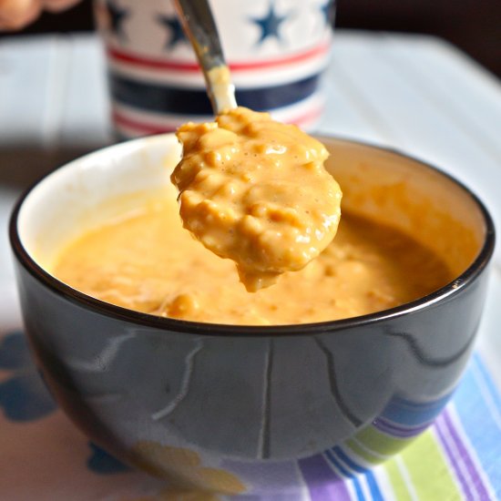 Oatmeal in Coconut Milk and Caramel