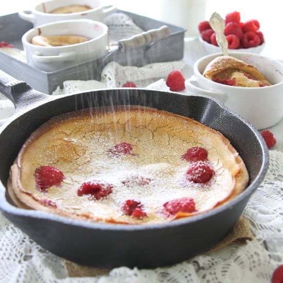 Raspberry Lemon Dutch Baby